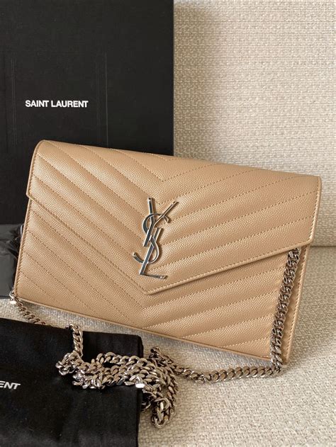 ysl tan handbag|ysl handbags clutch.